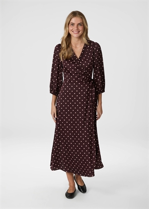 Malinga Dot kjole Wine Neo Noir 